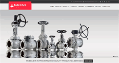 Desktop Screenshot of maheshvalves.com